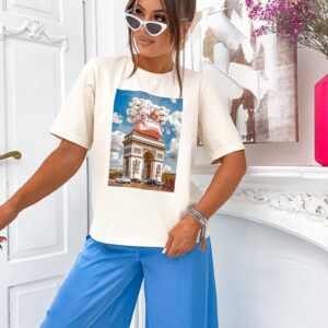 T-shirt z aplikacją