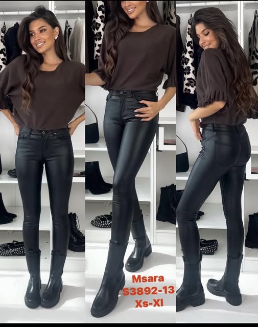 Spodnie skórzane Msara