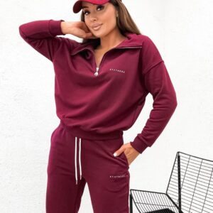 Bluza na stójce z haftem od Stayhere